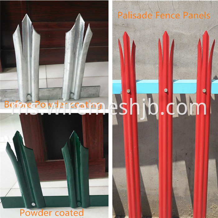 Powder Coated Steel Palisade